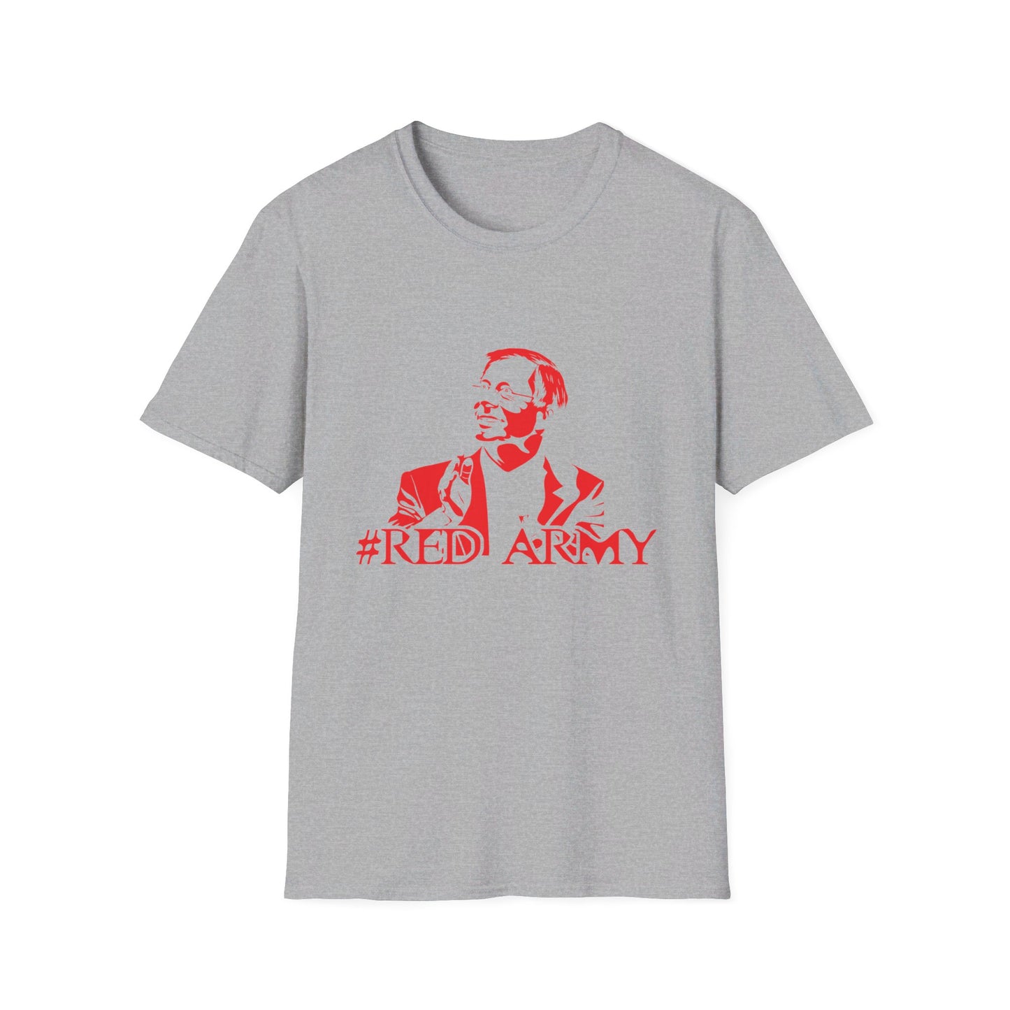 "Red Army - Manchester United Unisex T-Shirt made from 100% ring-spun cotton, ideal for dedicated fans.