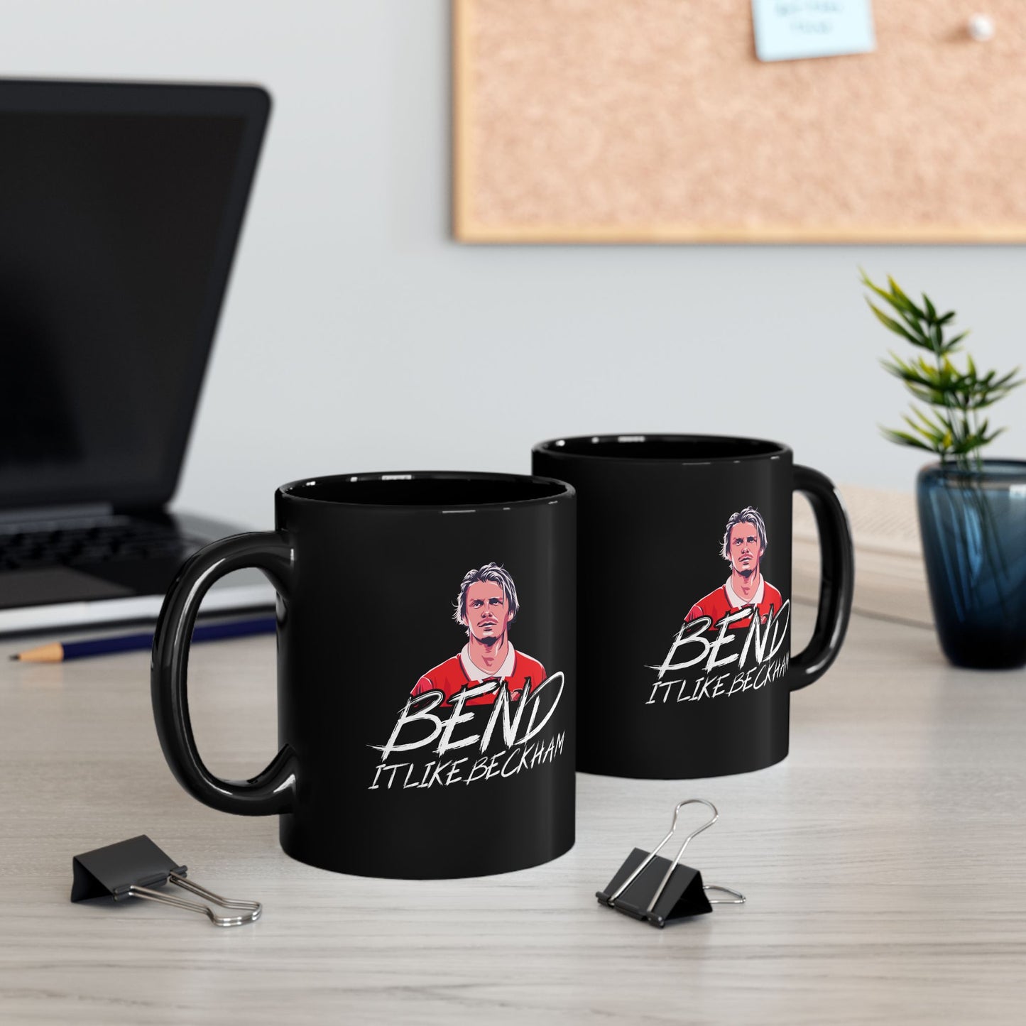 Bend It Like Beckham - Manchester United Mug (11oz, 15oz)