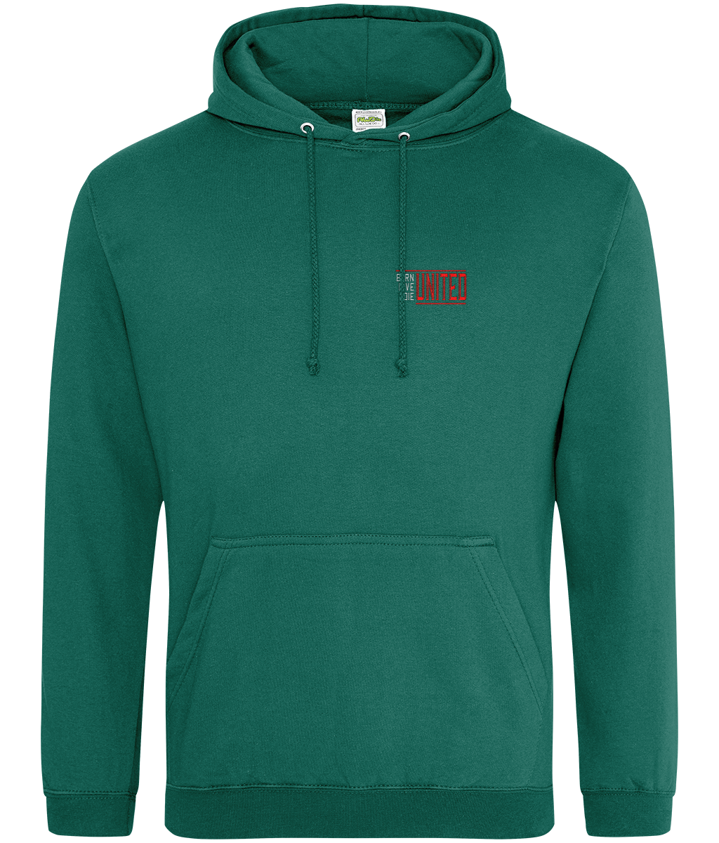 Born, Live, Die United - Manchester United Chest Design Hoodie