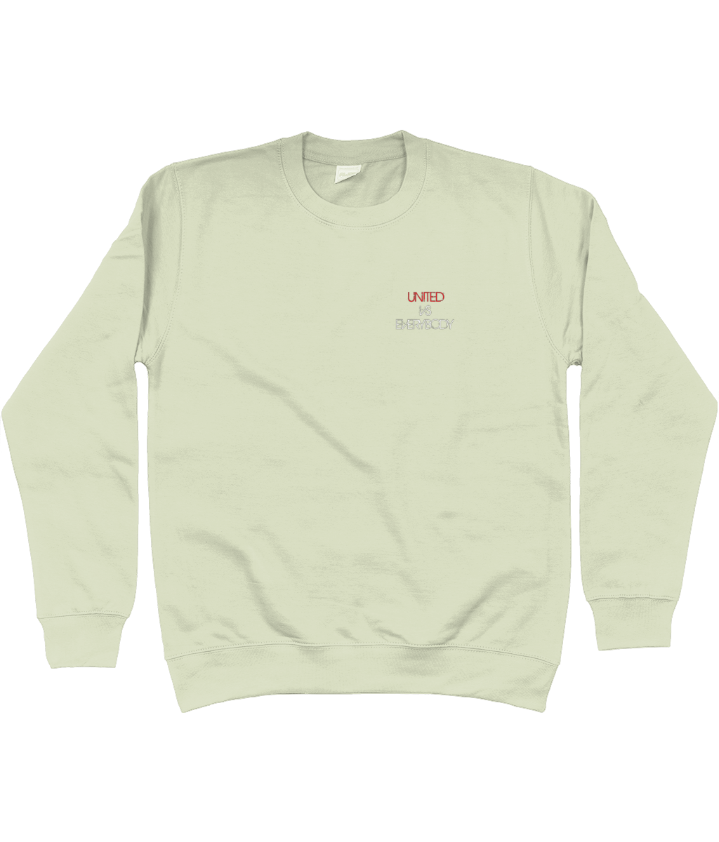 United Vs Everybody - Manchester United Chest Design Unisex Jumper