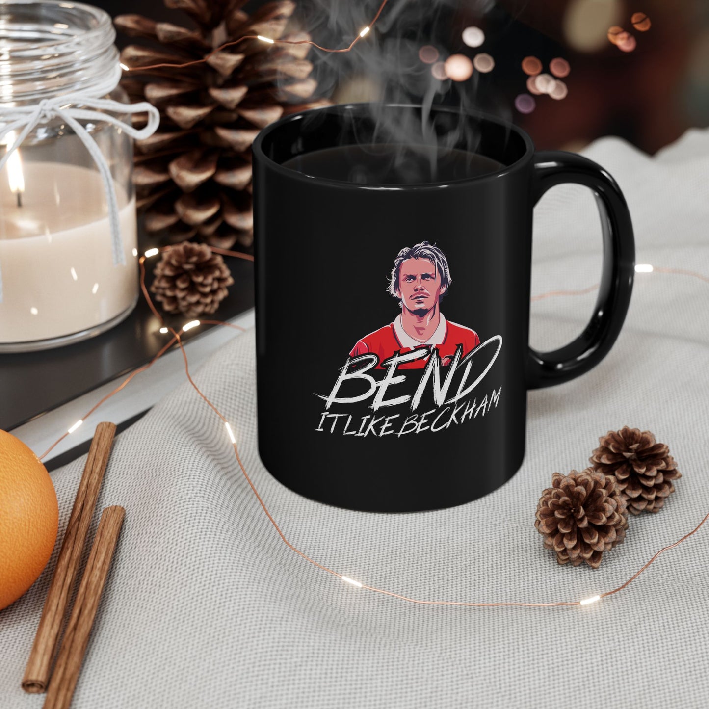 Bend It Like Beckham - Manchester United Mug (11oz, 15oz)
