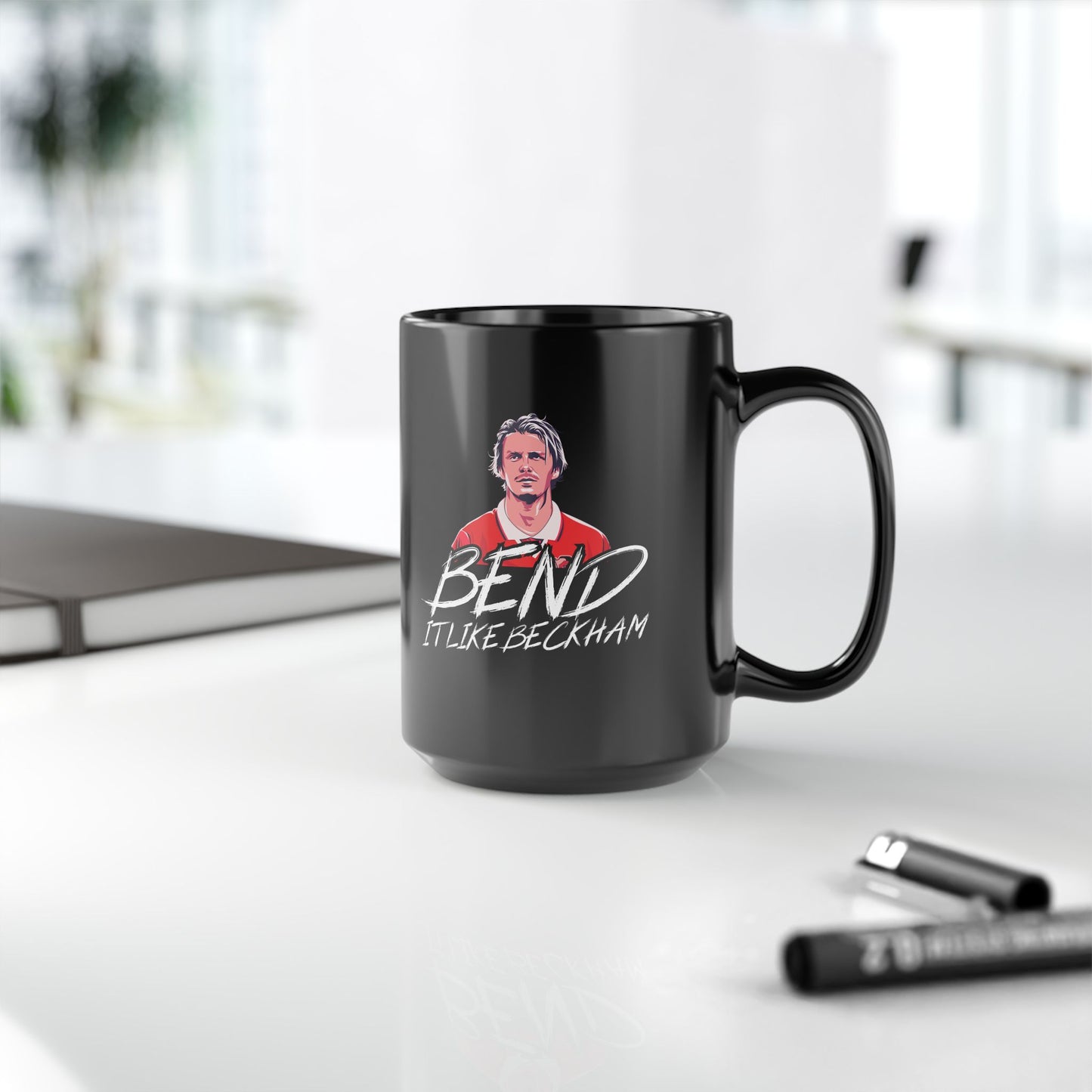 Bend It Like Beckham - Manchester United Mug (11oz, 15oz)