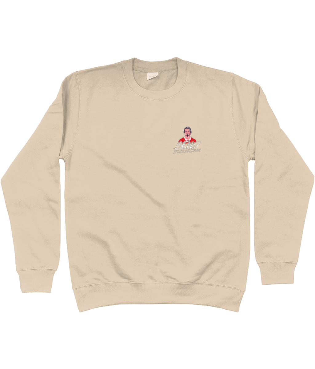 Bend It Like Beckham - Manchester United Unisex Chest Design Jumper