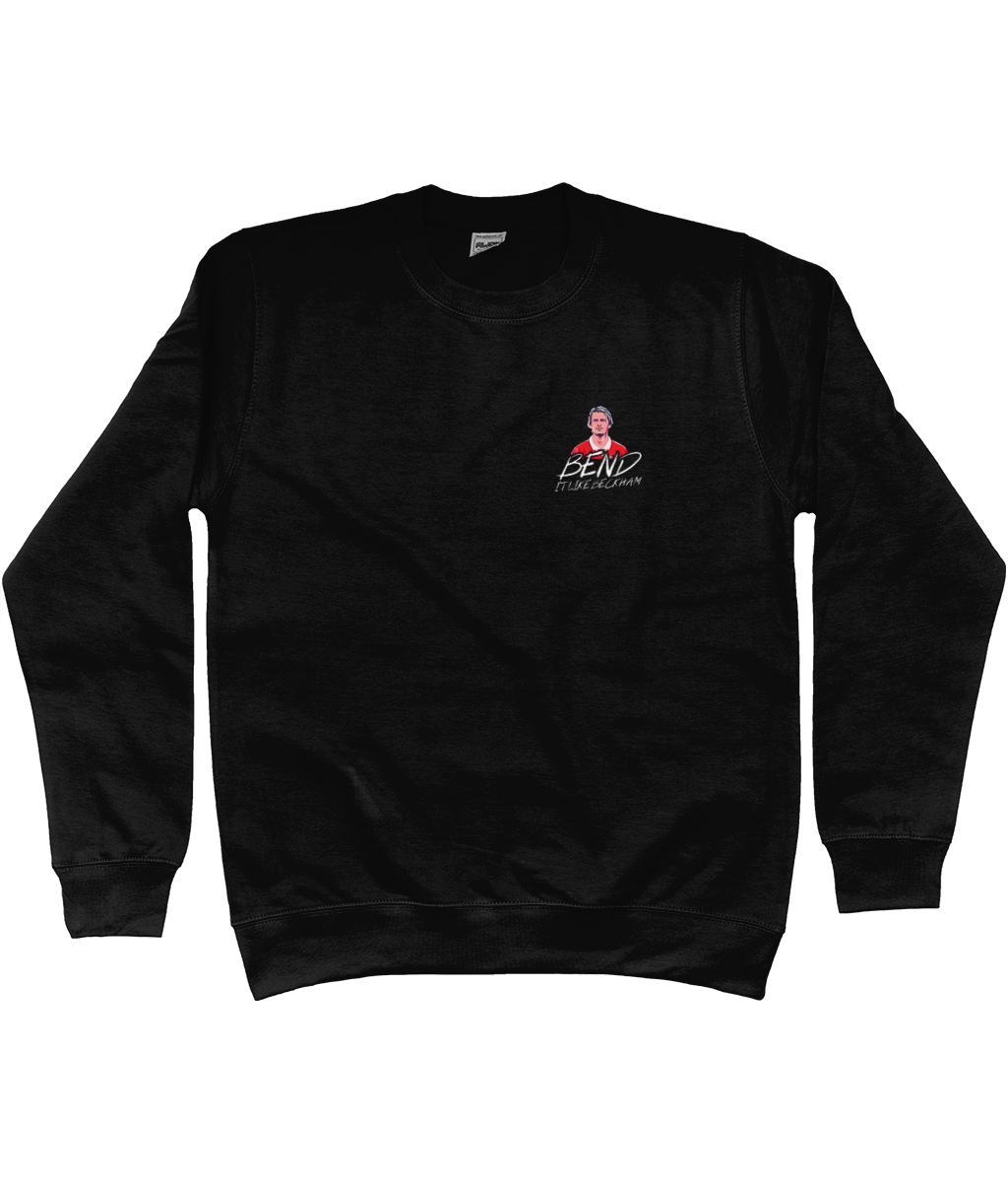 Bend It Like Beckham - Manchester United Unisex Chest Design Jumper