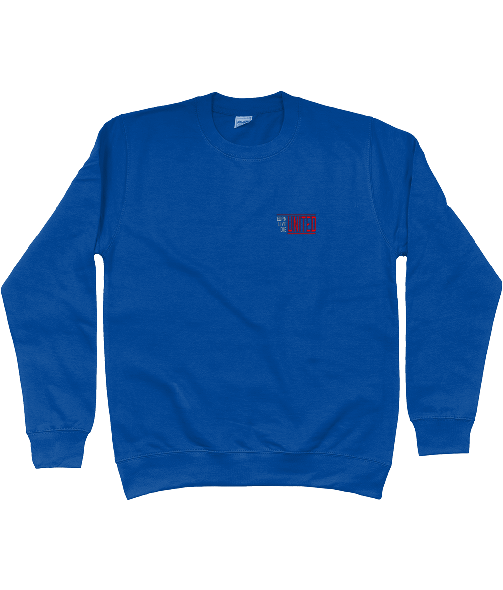 Born, Live, Die United - Manchester United Chest Design Unisex Jumper