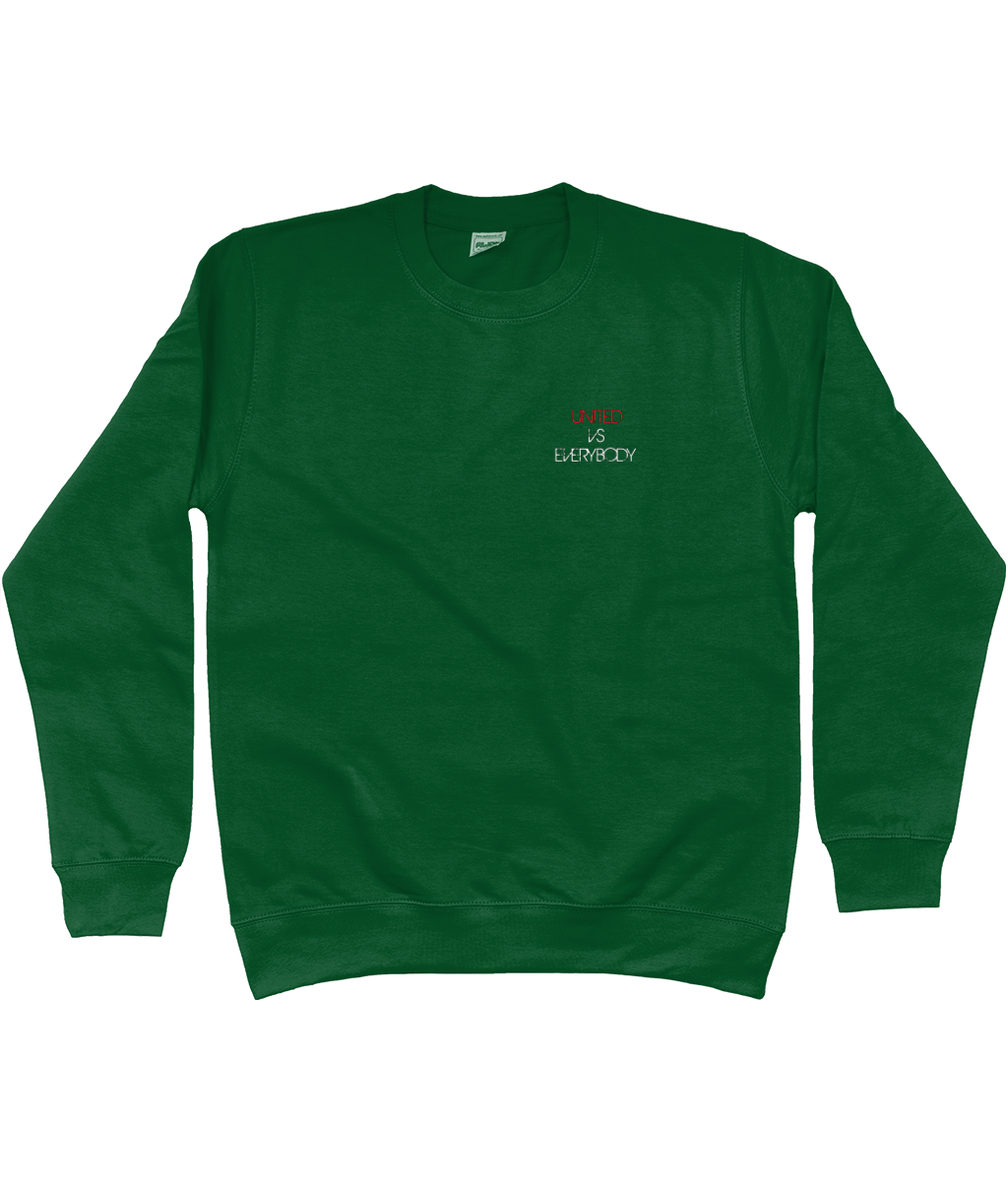 United Vs Everybody - Manchester United Chest Design Unisex Jumper