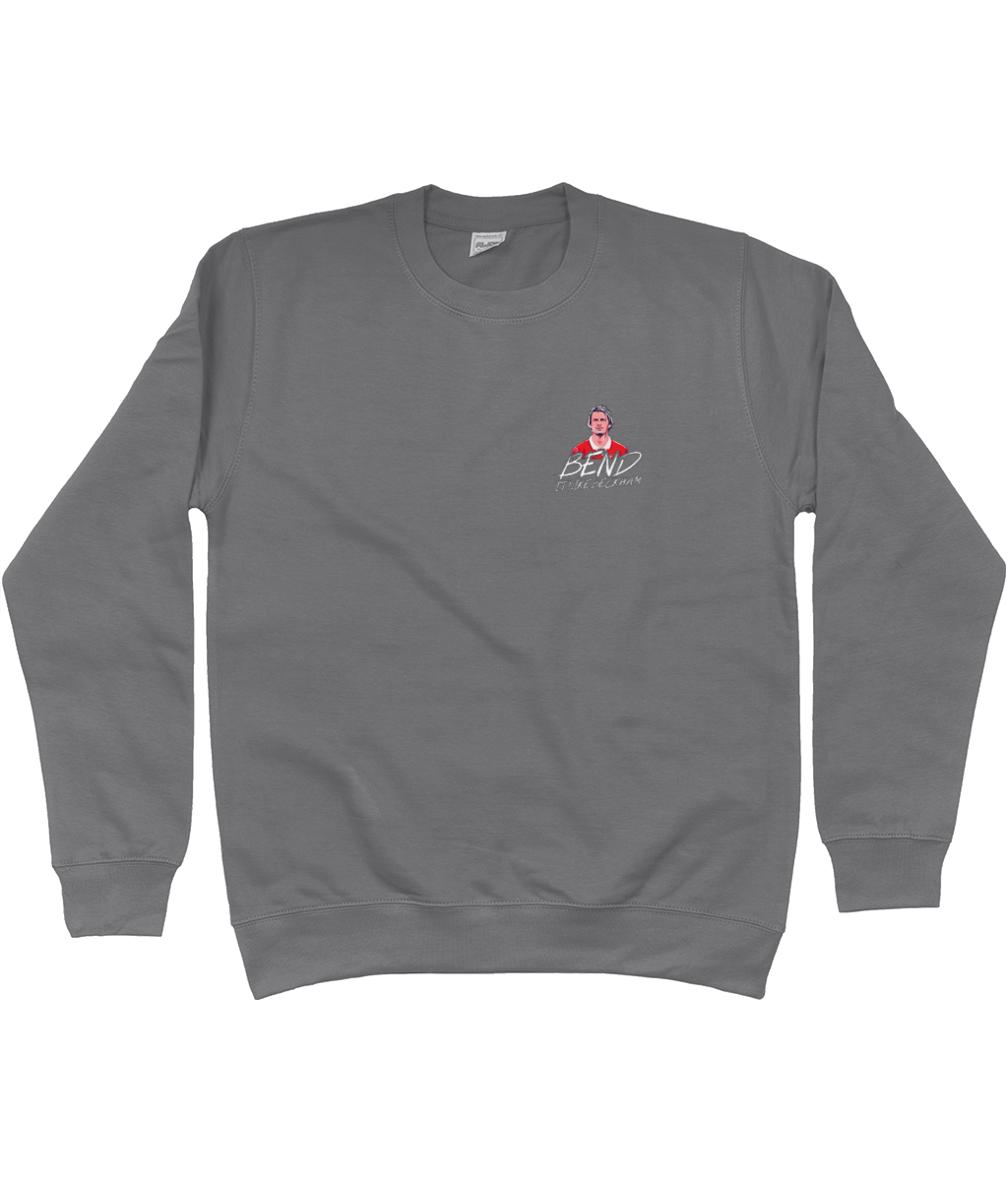 Bend It Like Beckham - Manchester United Unisex Chest Design Jumper