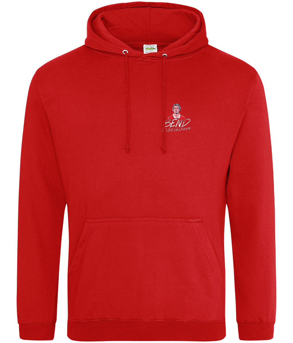 Bend It Like Beckham - Manchester United Chest Design Hoodie