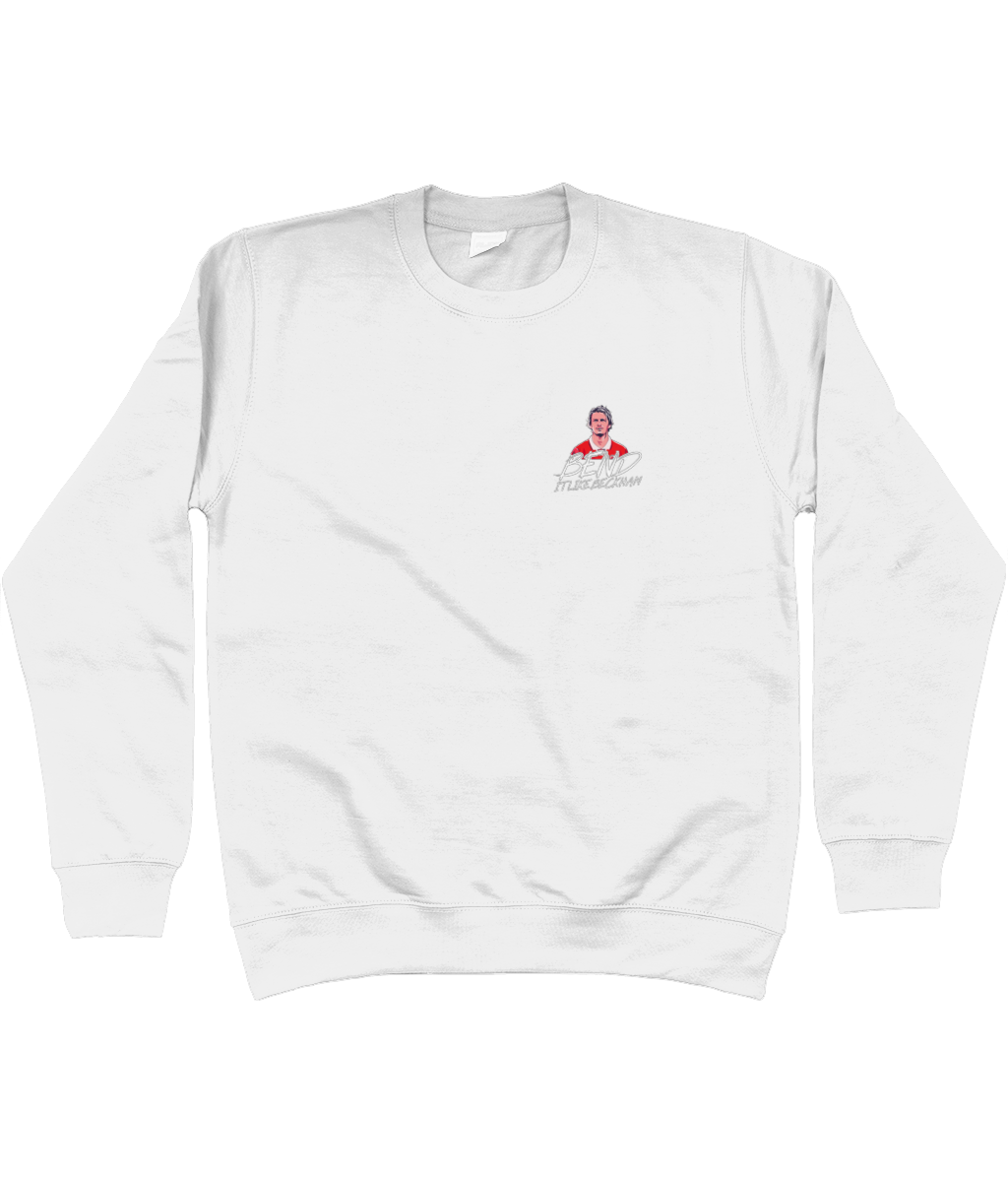 Bend It Like Beckham - Manchester United Unisex Chest Design Jumper