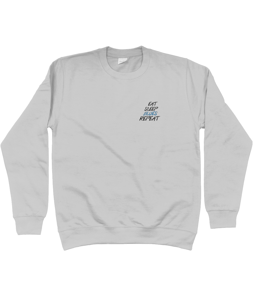 Eat, Sleep, Blues, Repeat - Chelsea Chest Design Unisex Sweatshirt