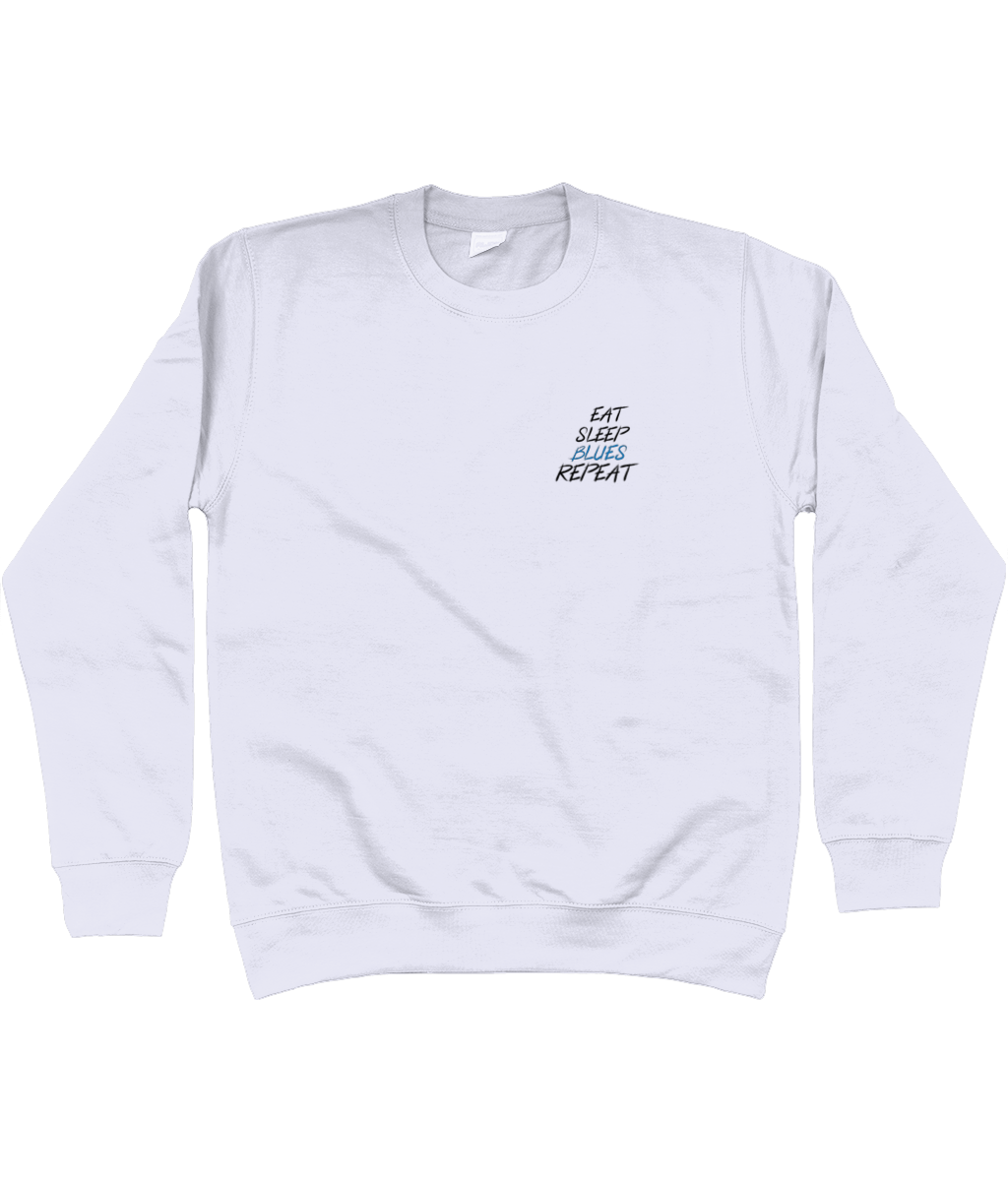 Eat, Sleep, Blues, Repeat - Chelsea Chest Design Unisex Sweatshirt