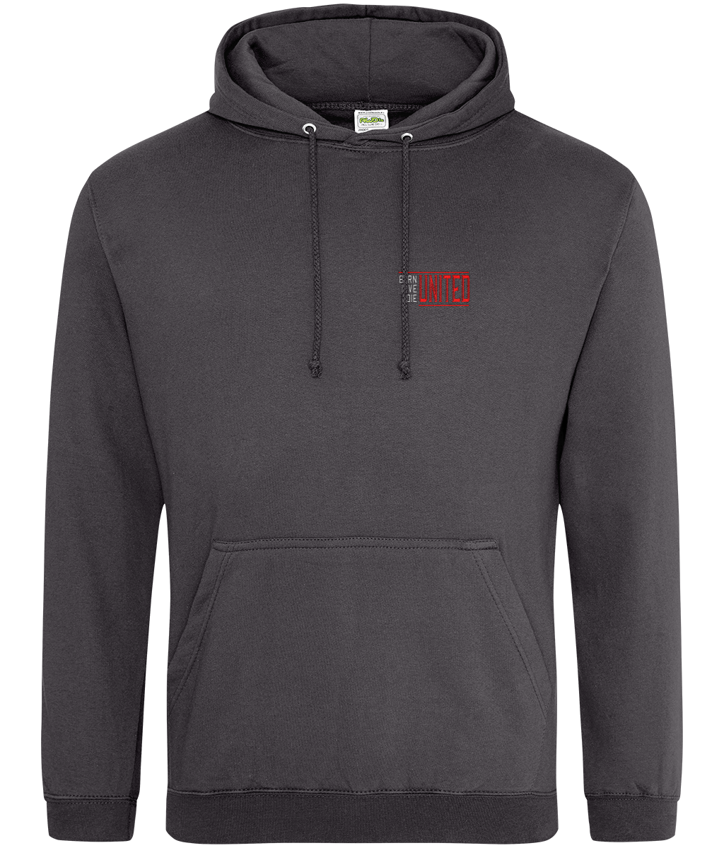 Born, Live, Die United - Manchester United Chest Design Hoodie
