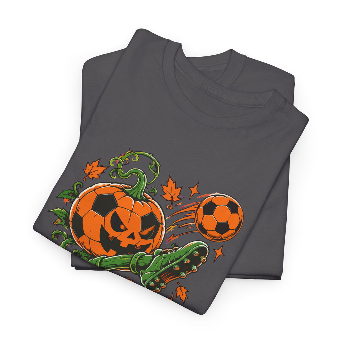 Pumpkin Playmaker Halloween Football T-Shirt