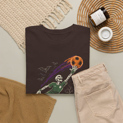 Graveyard Shift Halloween Football T-Shirt