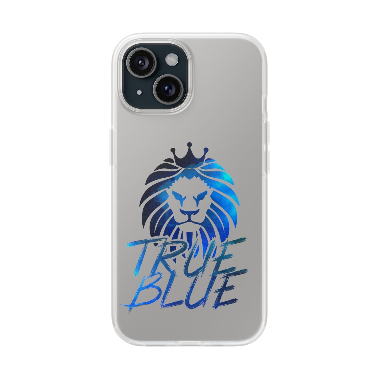 True Blue - Chelsea Flexi Phone Case, tear-resistant with precise cutouts and wireless charging support, ideal for Chelsea FC fans.