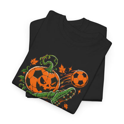 Pumpkin Playmaker Halloween Football T-Shirt