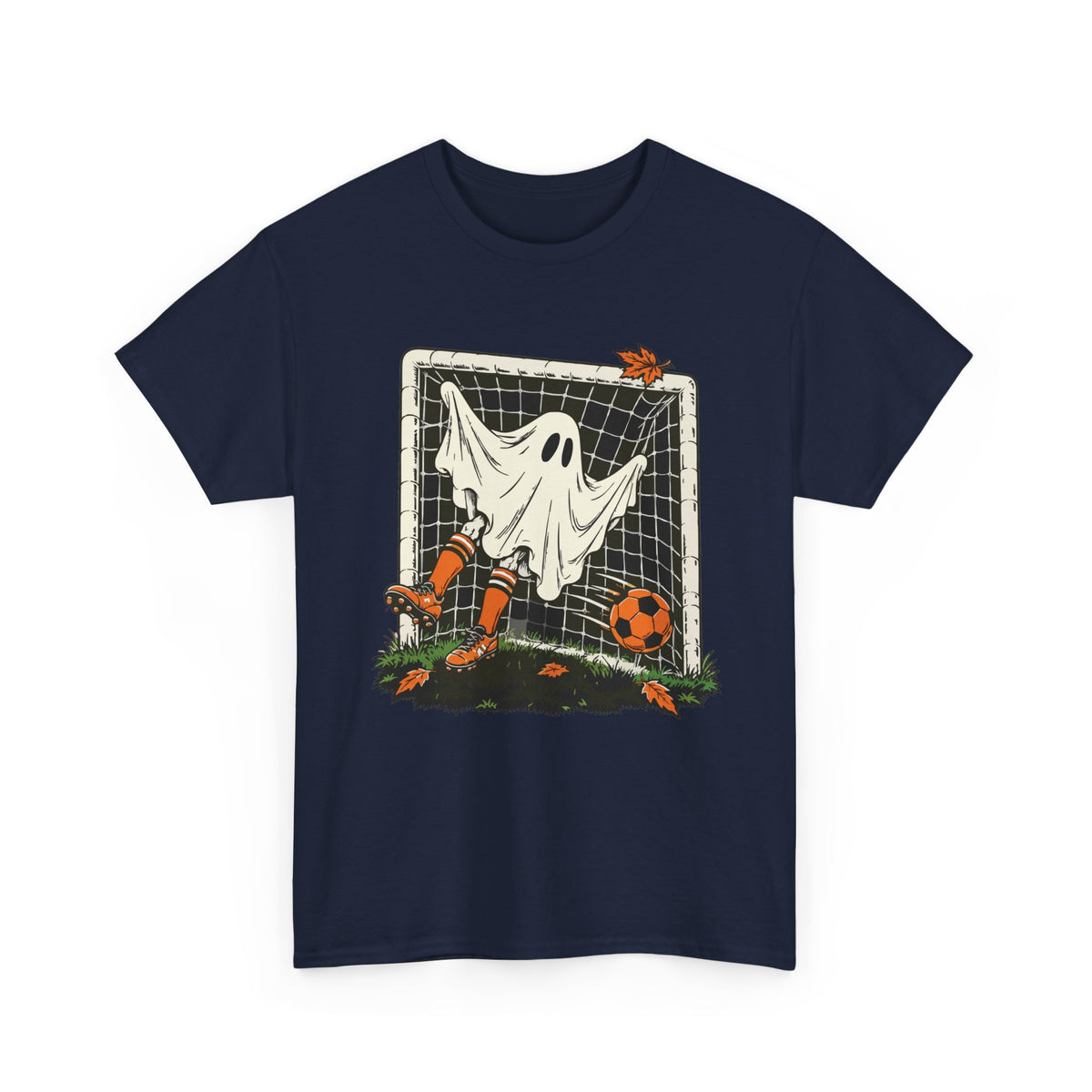 Ghost in the Goal Halloween Football T-Shirt