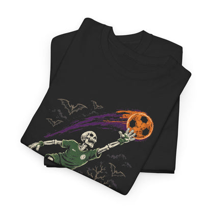 Graveyard Shift Halloween Football T-Shirt