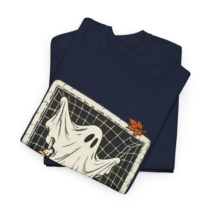 Ghost in the Goal Halloween Football T-Shirt