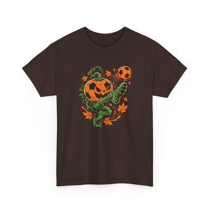 Pumpkin Playmaker Halloween Football T-Shirt