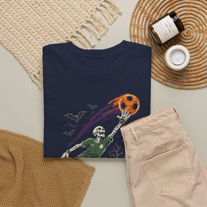 Graveyard Shift Halloween Football T-Shirt