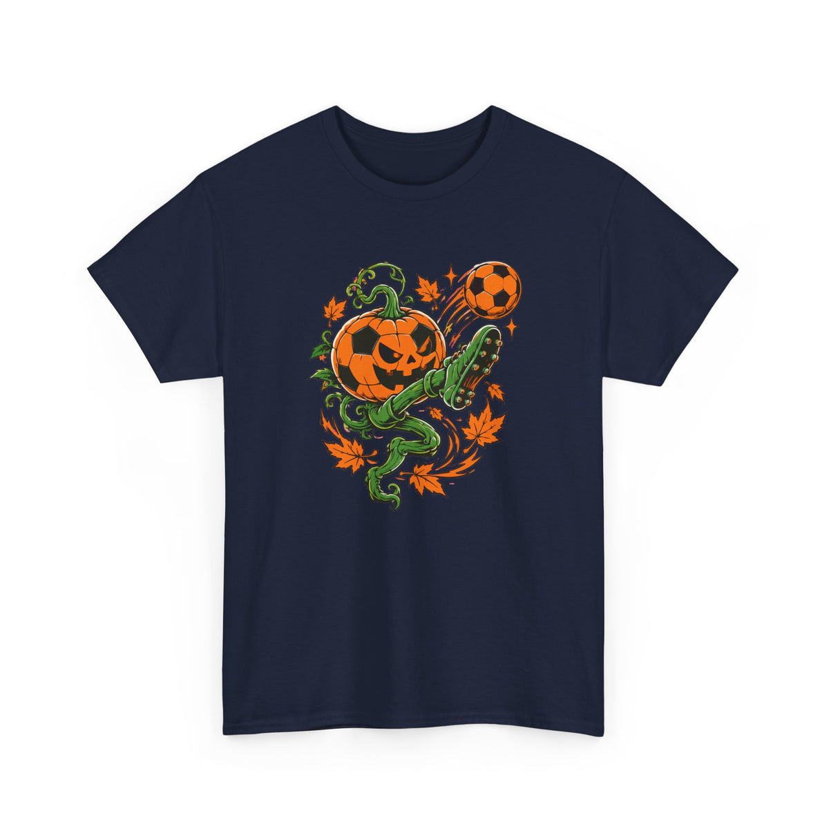 Pumpkin Playmaker Halloween Football T-Shirt