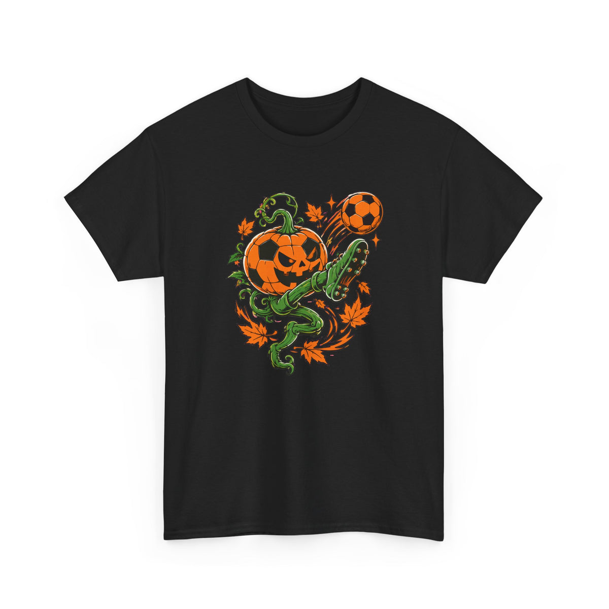 Pumpkin Playmaker Halloween Football T-Shirt