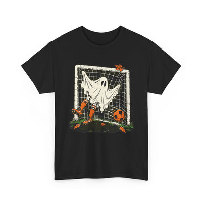 Ghost in the Goal Halloween Football T-Shirt