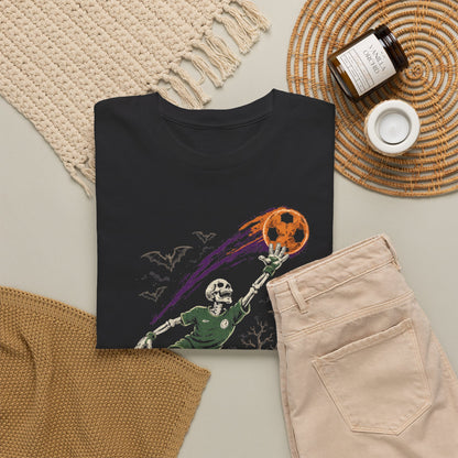 Graveyard Shift Halloween Football T-Shirt